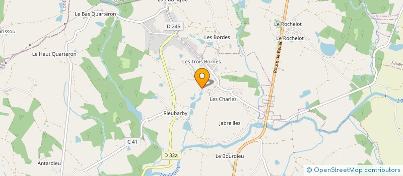 localisation de l'entreprise GUILLET JOEL à SAINT JUNIEN