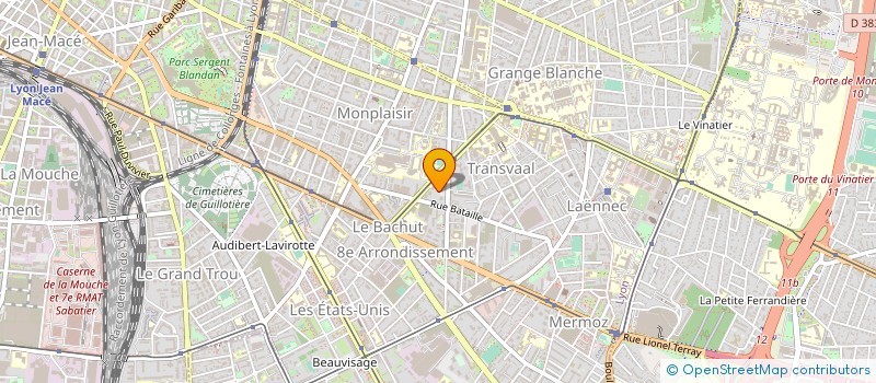 localisation de l'entreprise GUILLET MAINTENANCE SERVICES à LYON