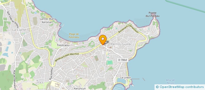 localisation de l'entreprise GUILLET MICHE à PERROS-GUIREC