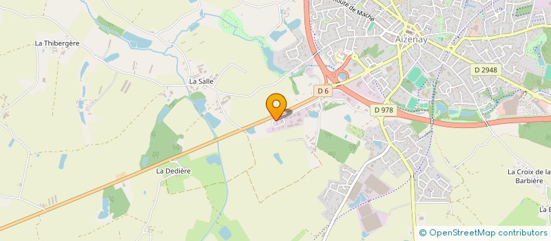 localisation de l'entreprise GUILLET S.R.  AIZENAY