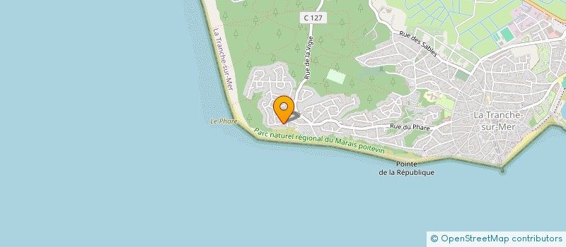 localisation de l'entreprise GUILLEUX - CASSEGRAIN INDIVISION à LA TRANCHE-SUR-MER