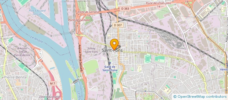 localisation de l'entreprise GUILLI IMMOBILIER  SAINT-FONS