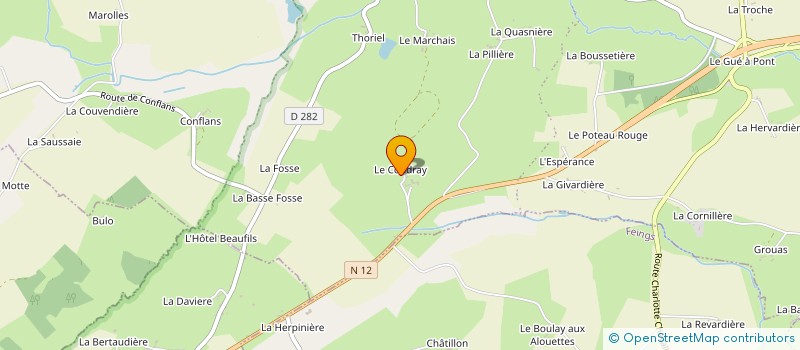 localisation de l'entreprise GUILLIN à TOUROUVRE AU PERCHE
