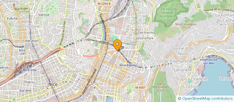 localisation de l'entreprise GUILLIN à NICE