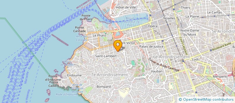 localisation de l'entreprise GUILLINVEST à MARSEILLE
