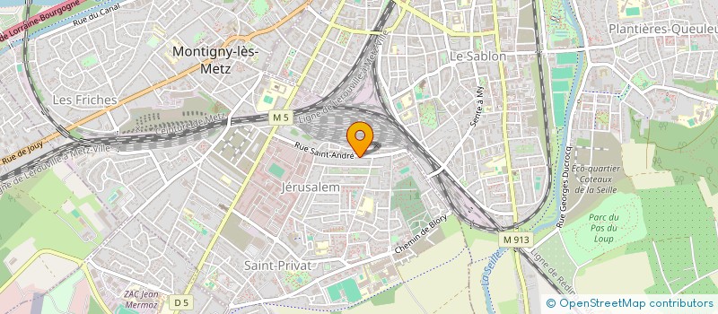 localisation de l'entreprise GUILLMAR  MONTIGNY-LES-METZ