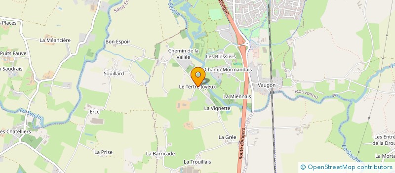 localisation de l'entreprise GUILLO  VERN-SUR-SEICHE