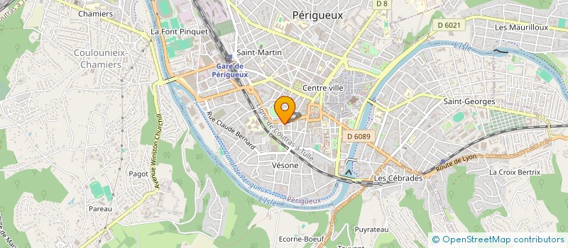 localisation de l'entreprise GUILLO à PERIGUEUX