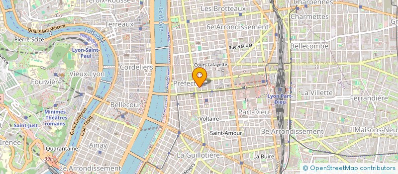 localisation de l'entreprise GUILLOCHON JEAN-PAUL  LYON