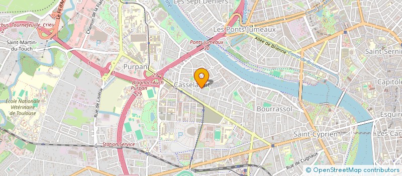localisation de l'entreprise GUILLOD/GERARD à TOULOUSE