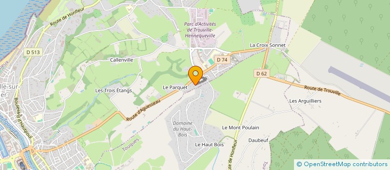 localisation de l'entreprise GUILLOIS PATRIMOINE à TROUVILLE-SUR-MER