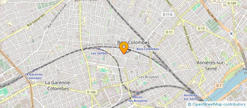 localisation de l'entreprise GUILLOLA à BOIS-COLOMBES