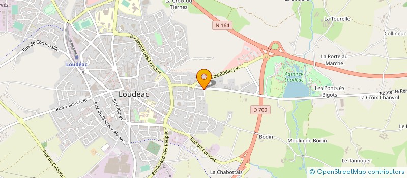 localisation de l'entreprise GUILLOME POINT CAISSE à LOUDEAC