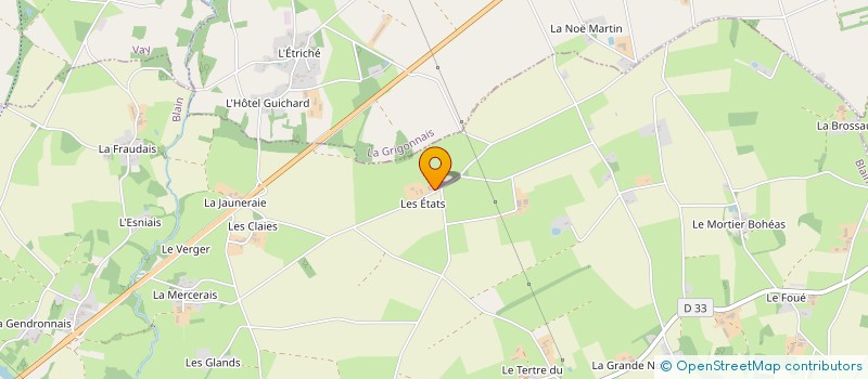 localisation de l'entreprise GUILLON  BLAIN