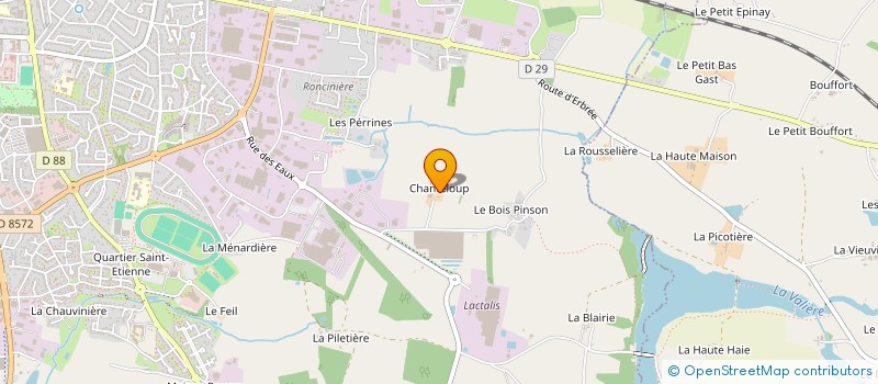 localisation de l'entreprise GUILLON BARBOT ETA à VITRE