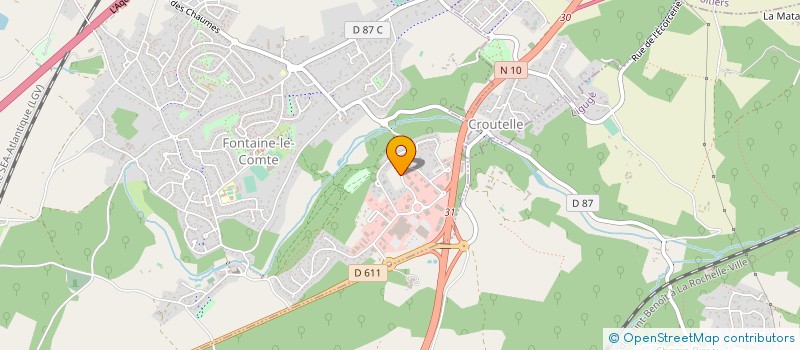 localisation de l'entreprise GUILLON-BERGER à FONTAINE-LE-COMTE