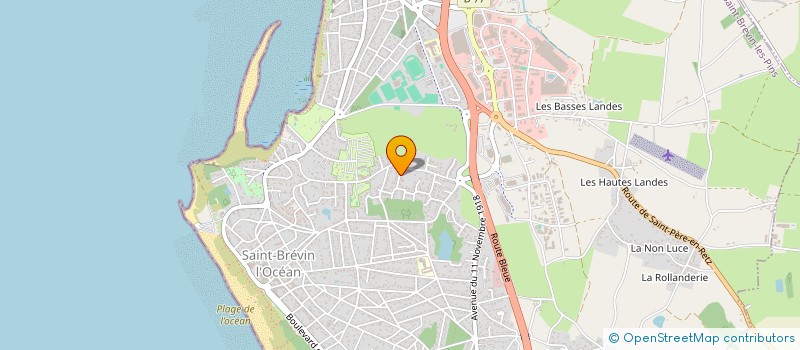 localisation de l'entreprise GUILLON-BOUTRY à SAINT-BREVIN-LES-PINS