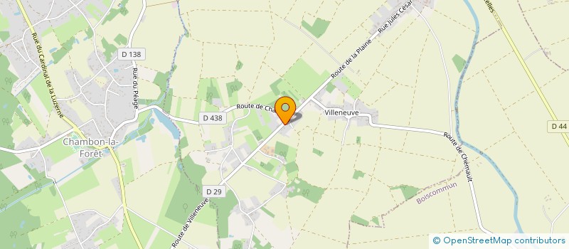 localisation de l'entreprise GUILLON FRERES à NANCRAY-SUR-RIMARDE