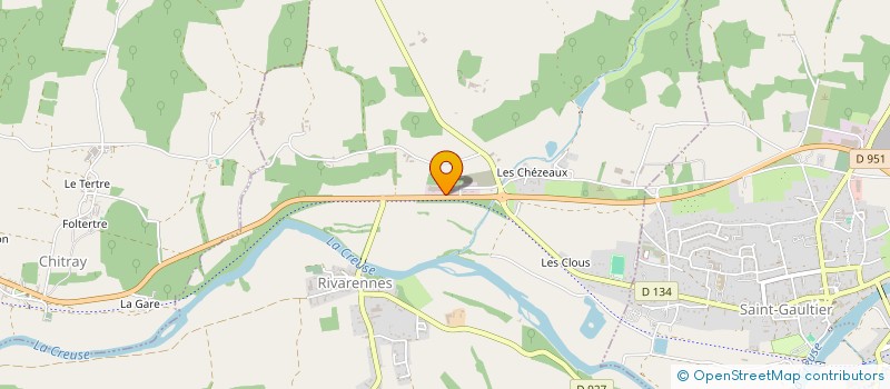 localisation de l'entreprise GUILLON IMMOBILIER à RIVARENNES