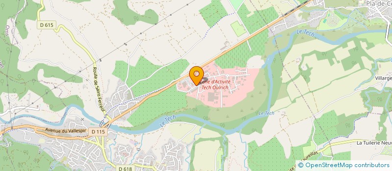 localisation de l'entreprise GUILLON INVEST  CERET