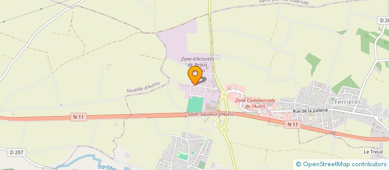 localisation de l'entreprise GUILLON INVESTISSEMENTS  SAINT-SAUVEUR-D'AUNIS