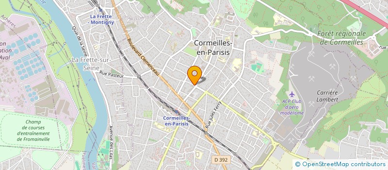 localisation de l'entreprise GUILLON                       MAURI à CORMEILLES-EN-PARISIS