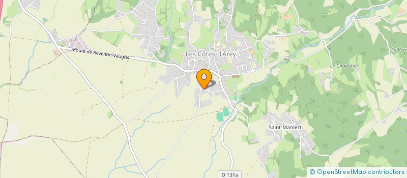 localisation de l'entreprise GUILLON PERE ET FILS  LES COTES-D'AREY