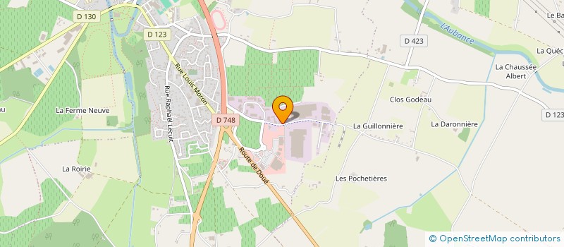 localisation de l'entreprise GUILLON REPAR'AUTO à BRISSAC LOIRE AUBANCE