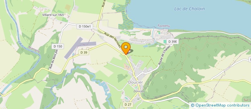 localisation de l'entreprise GUILLOT  DOUCIER