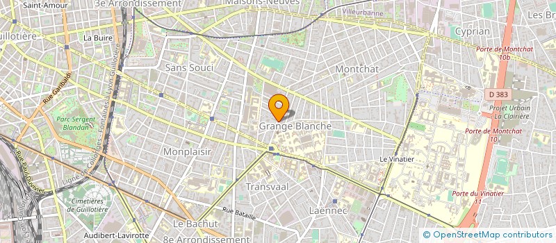 localisation de l'entreprise GUILLOT AGENCEMENT  LYON