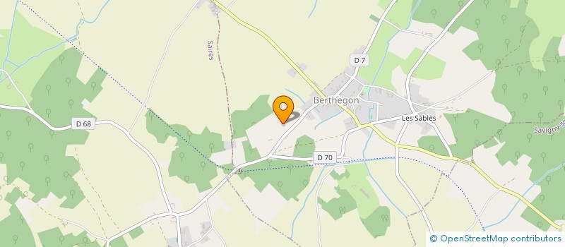 localisation de l'entreprise GUILLOT ARNAUD  BERTHEGON