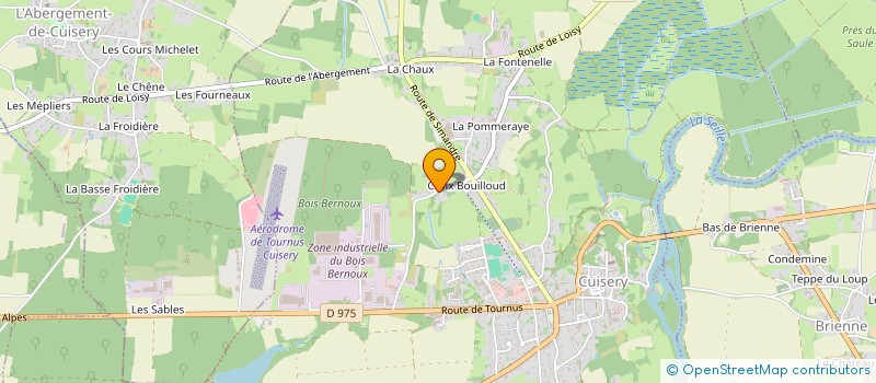 localisation de l'entreprise GUILLOT COBREDA à CUISERY
