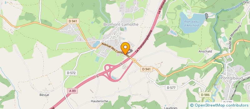 localisation de l'entreprise GUILLOT ENERGIE  BROMONT-LAMOTHE