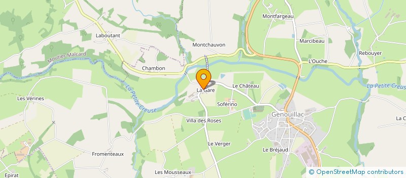 localisation de l'entreprise GUILLOT JEAN ET FILS à GENOUILLAC