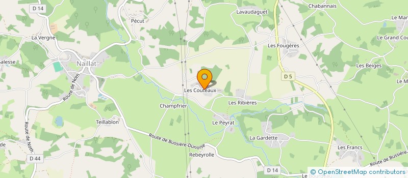 localisation de l'entreprise GUILLOT JL PEYROT D à NAILLAT