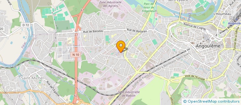 localisation de l'entreprise GUILLOT SARL à ANGOULEME