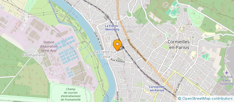 localisation de l'entreprise GUILLOT& SONS  LA FRETTE-SUR-SEINE