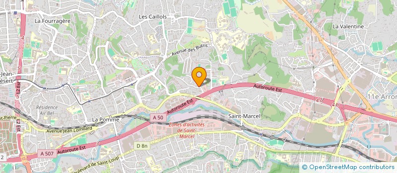 localisation de l'entreprise GUILLOT TAXI à MARSEILLE