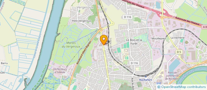 localisation de l'entreprise GUILLOTEAU  ROCHEFORT