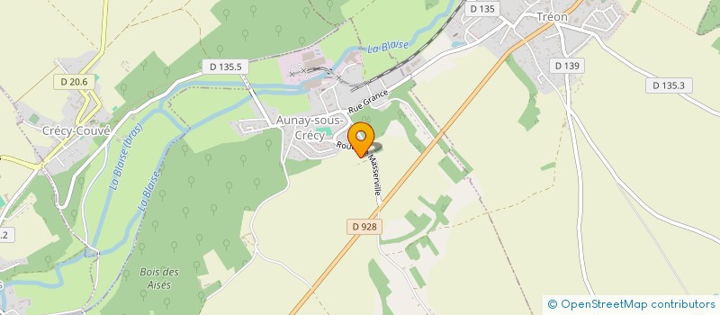 localisation de l'entreprise GUILLOTEAU ENGINEERING & SERVICES à AUNAY-SOUS-CRECY