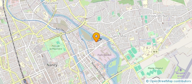 localisation de l'entreprise GUILLOTEAU LE QUINIO  NANCY