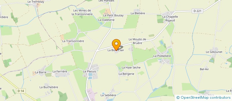 localisation de l'entreprise GUILLOTEAU SERVICES  MESANGER