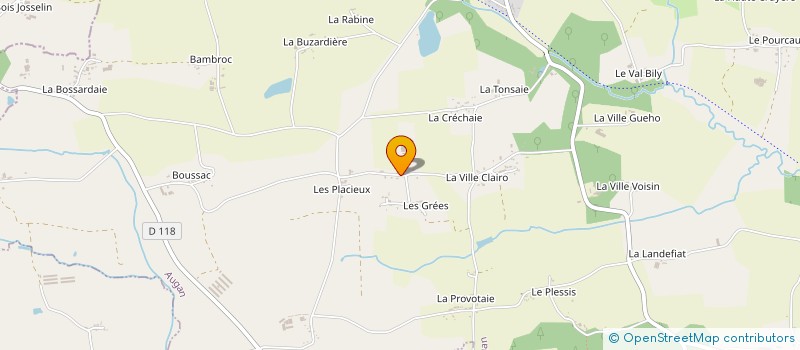 localisation de l'entreprise GUILLOTEL  CARO