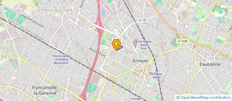 localisation de l'entreprise GUILLOU  ERMONT