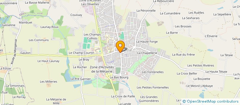 localisation de l'entreprise GUILLOU  LA MEZIERE