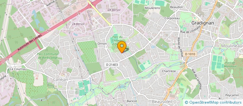 localisation de l'entreprise GUILLOU AND CO  GRADIGNAN