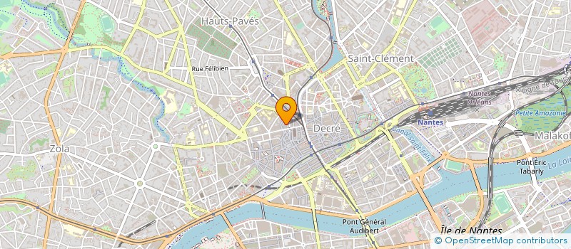 localisation de l'entreprise GUILLOU BOUCHERIE GUEPIN à NANTES