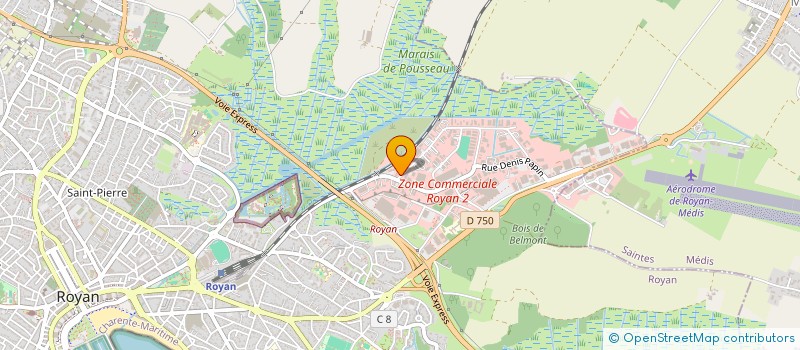 localisation de l'entreprise GUILLOU - DODIN  SAINT-SULPICE-DE-ROYAN