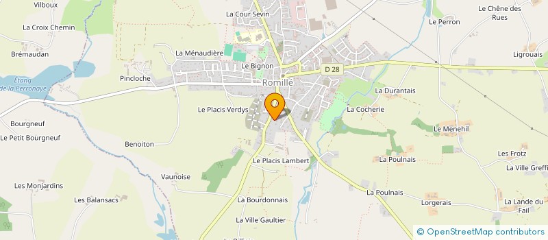 localisation de l'entreprise GUILLOU - HOLLARD  GEVEZE