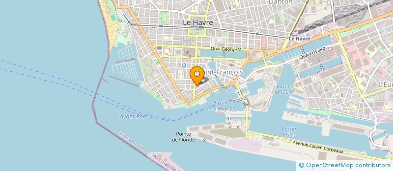 localisation de l'entreprise GUILLOU M - LE BARBIER B - LESIEUR T à LE HAVRE